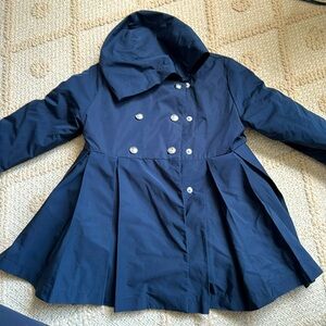 Jacadi girls blue raincoat